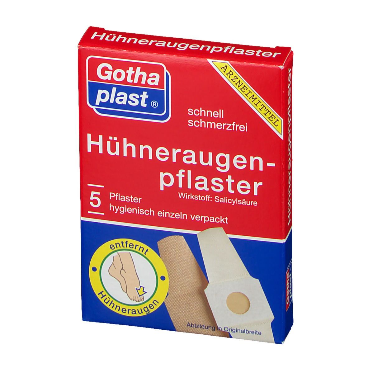 GothaPlast® Hühneraugenpflaster 2 cm x 6 cm