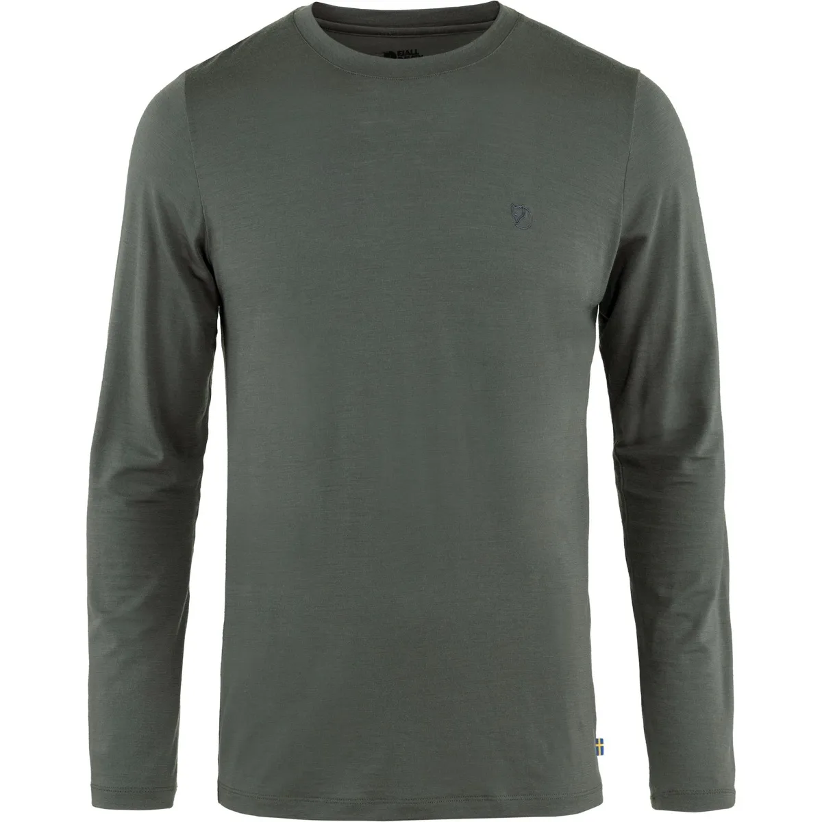 Fjällräven Men's Abisko Wool Long Sleeve Basalt