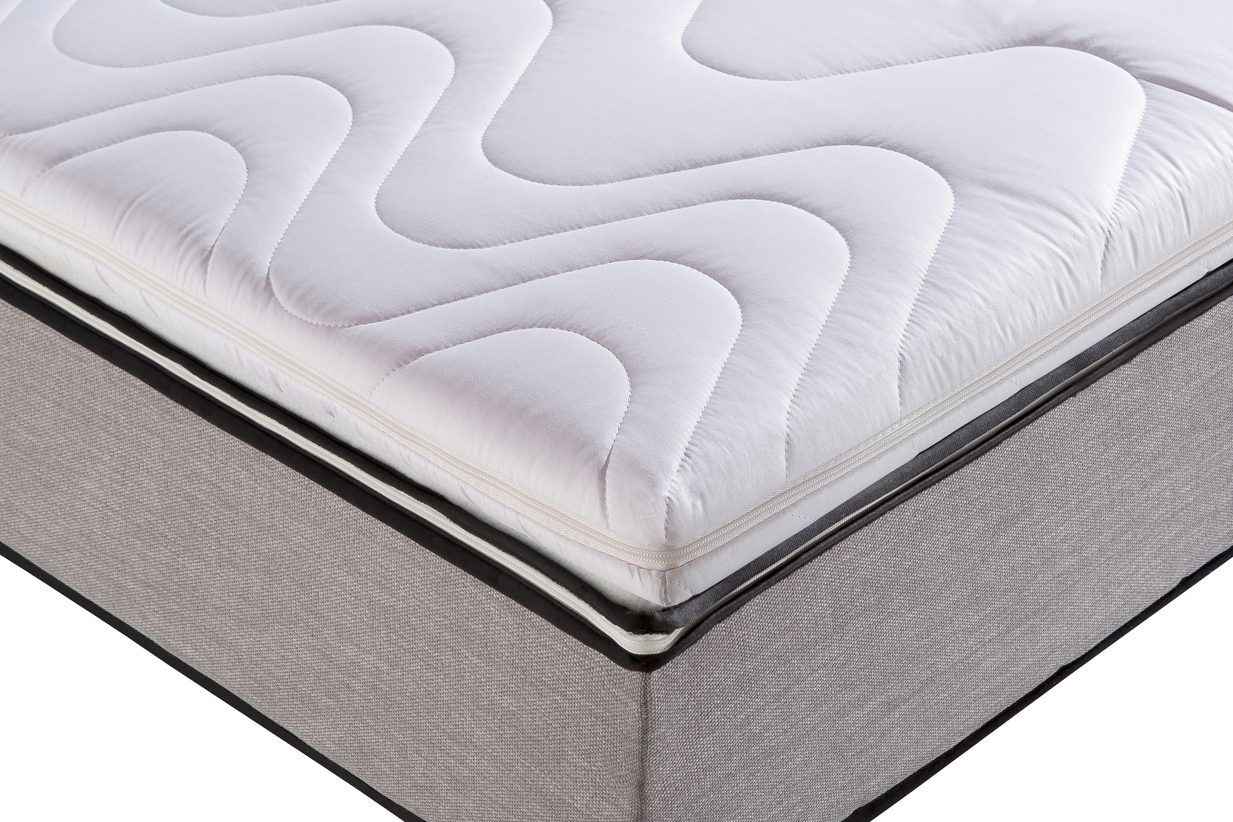 Beco Topper »Micro Medium Komfort, Komfortschaum , besonders langlebig, RG 35« Topper in 90x200 cm und weiteren Grössen, punktelastischer Topper