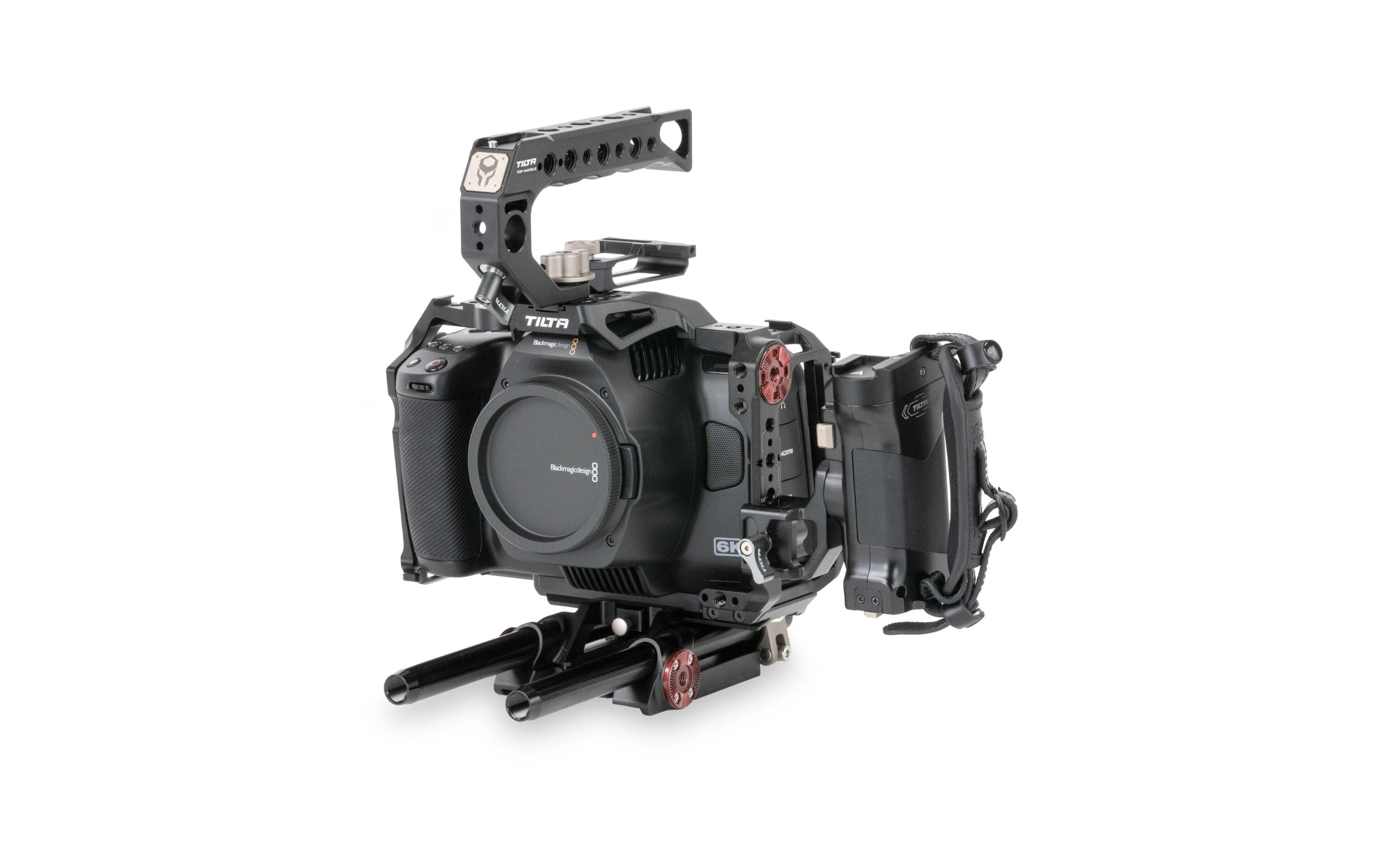Advanced Kit für BMPCC 6K Pro/G2 - Schwarz<br>Bietet eine schützende Panzerung und verbessert die Funktionalität der Kamera