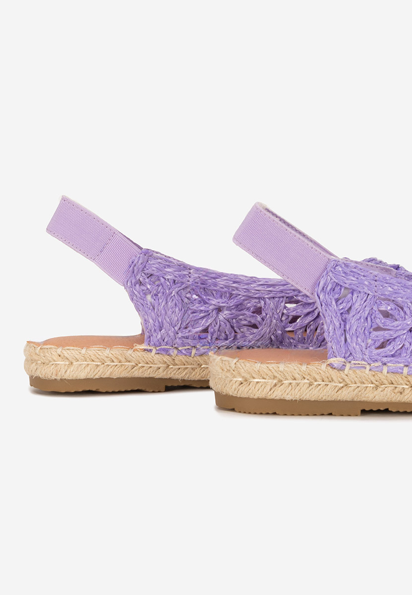 Espadrilles femme mauves Mistala