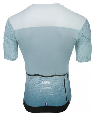 Maillot Manches Courtes LeBram Grand Ballon Bleu Coupe Ajustée