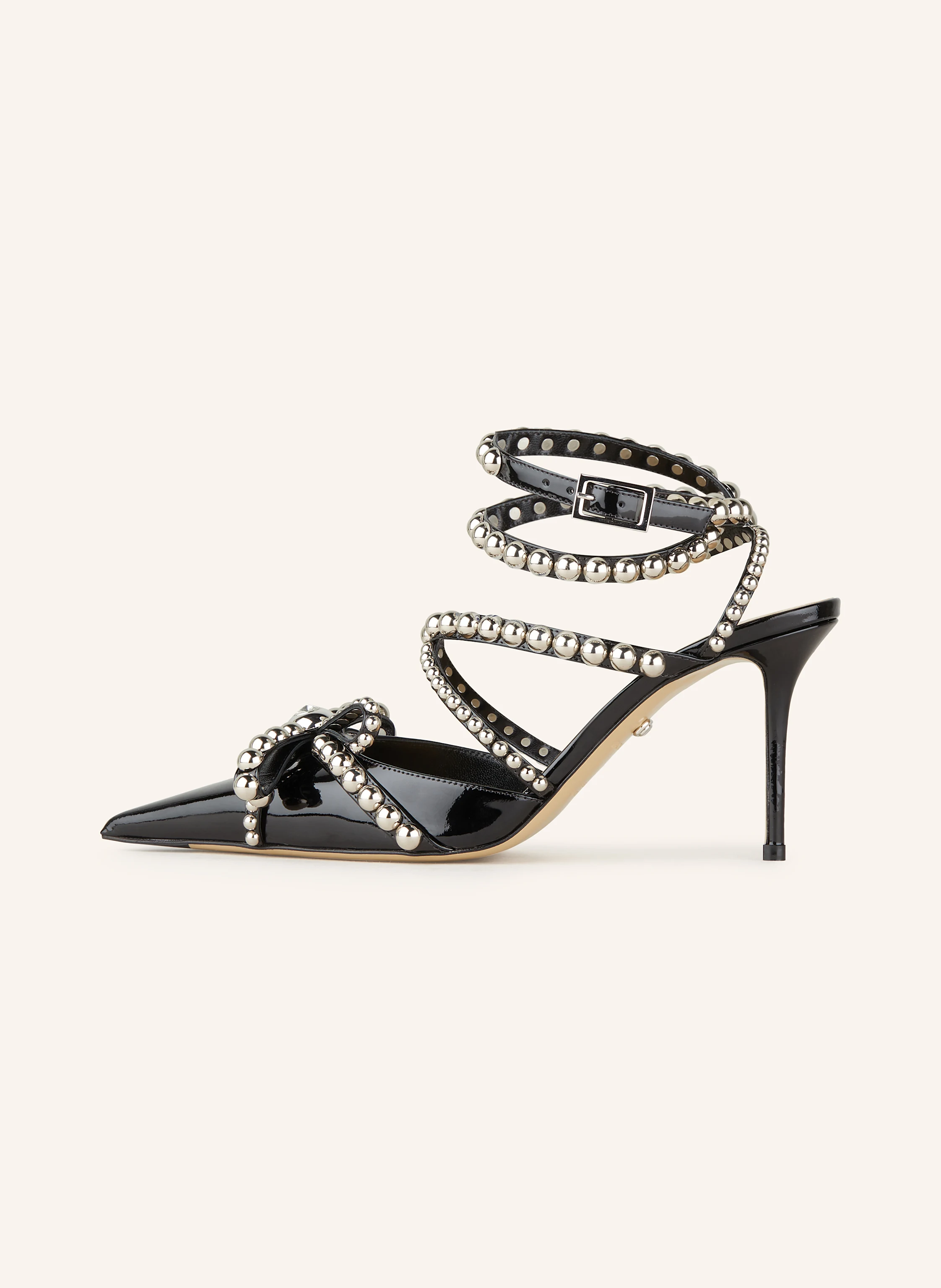 MACH & MACH Lack-Pumps CHRYSTAL STUDS mit Nieten