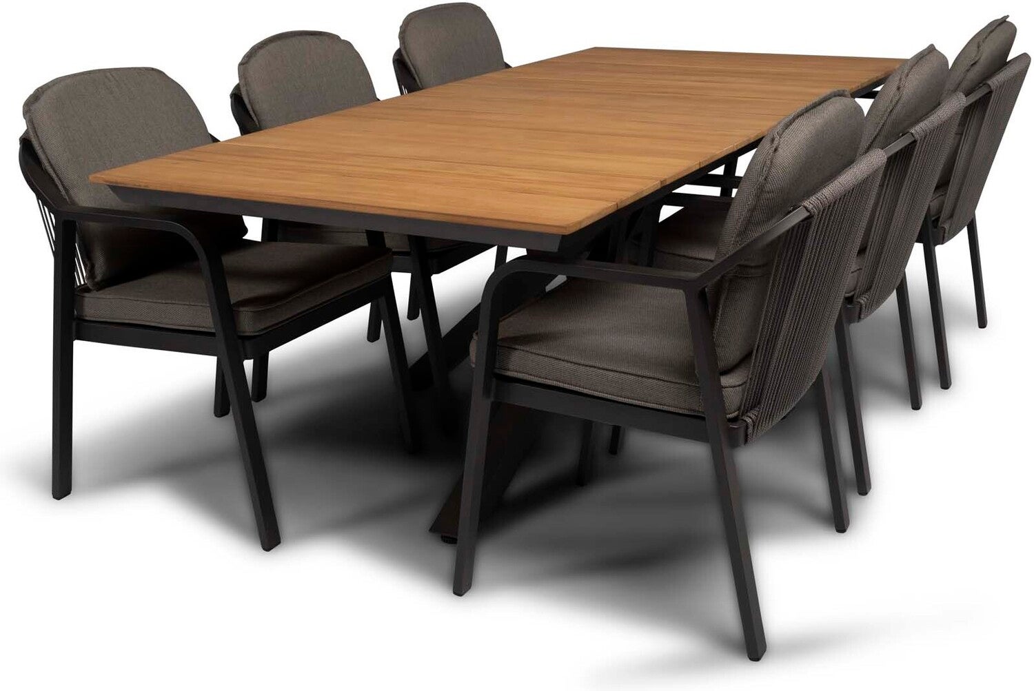 Tierra Outdoor eettafel Orion naturel 220 x 100 x 75 cm