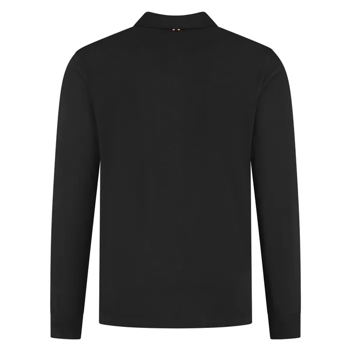Superdry Cotton Long Sleeve Pique Polo Heren