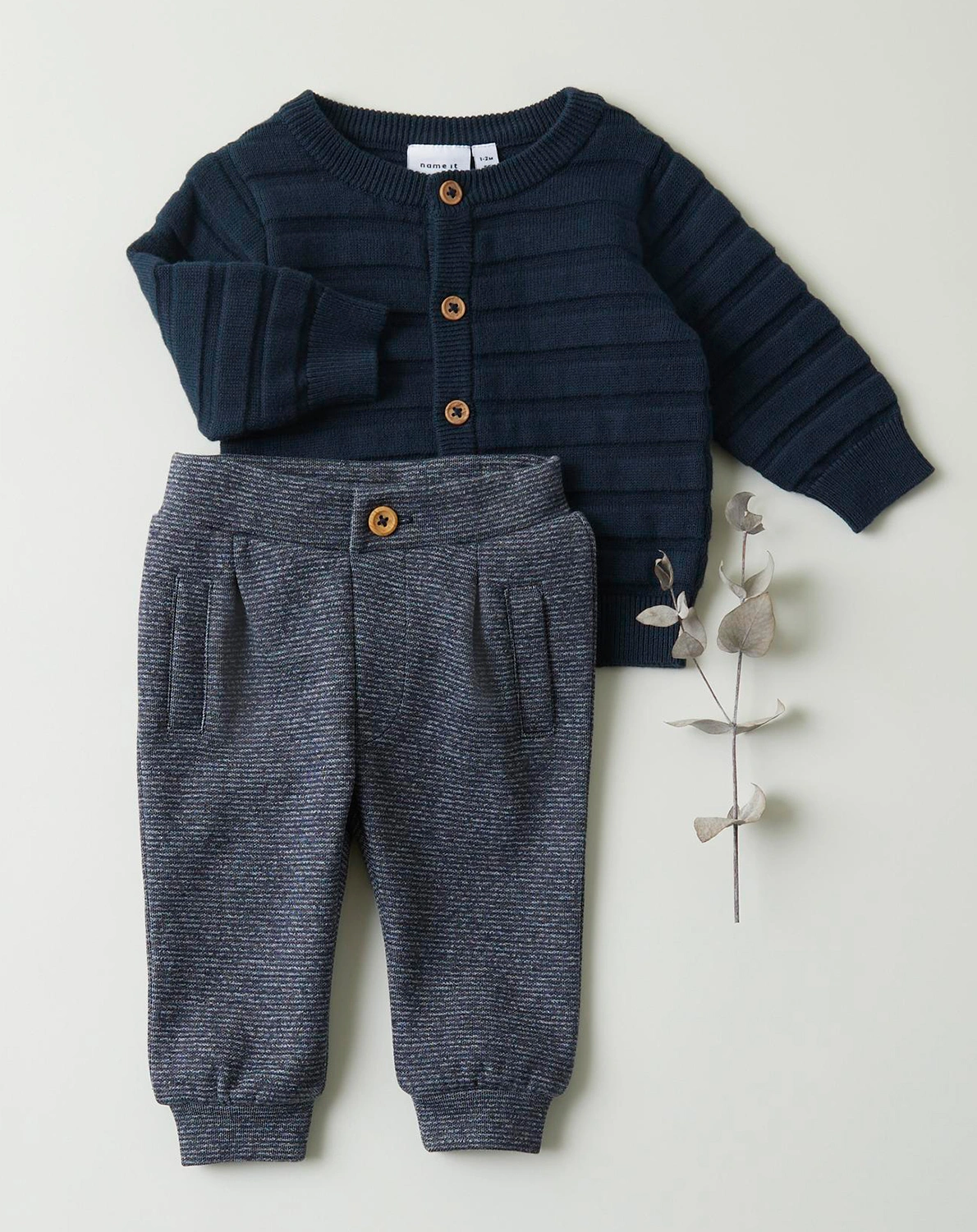 Strickjacke NBMDETRANE in dark sapphire
