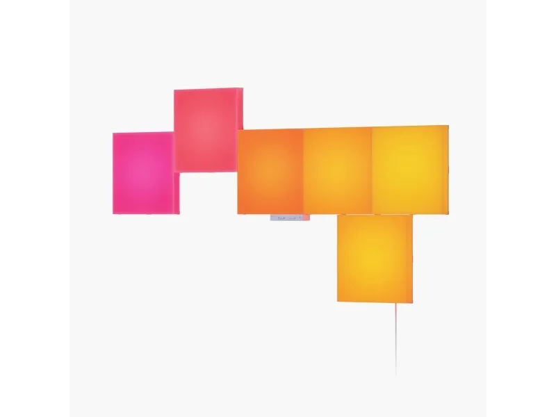 Nanoleaf Blocks Smarter Kit - Lyspanel - LED - 3 W - RGBW-lys - 1200-6500 K - kvadrat (pakke med 6)