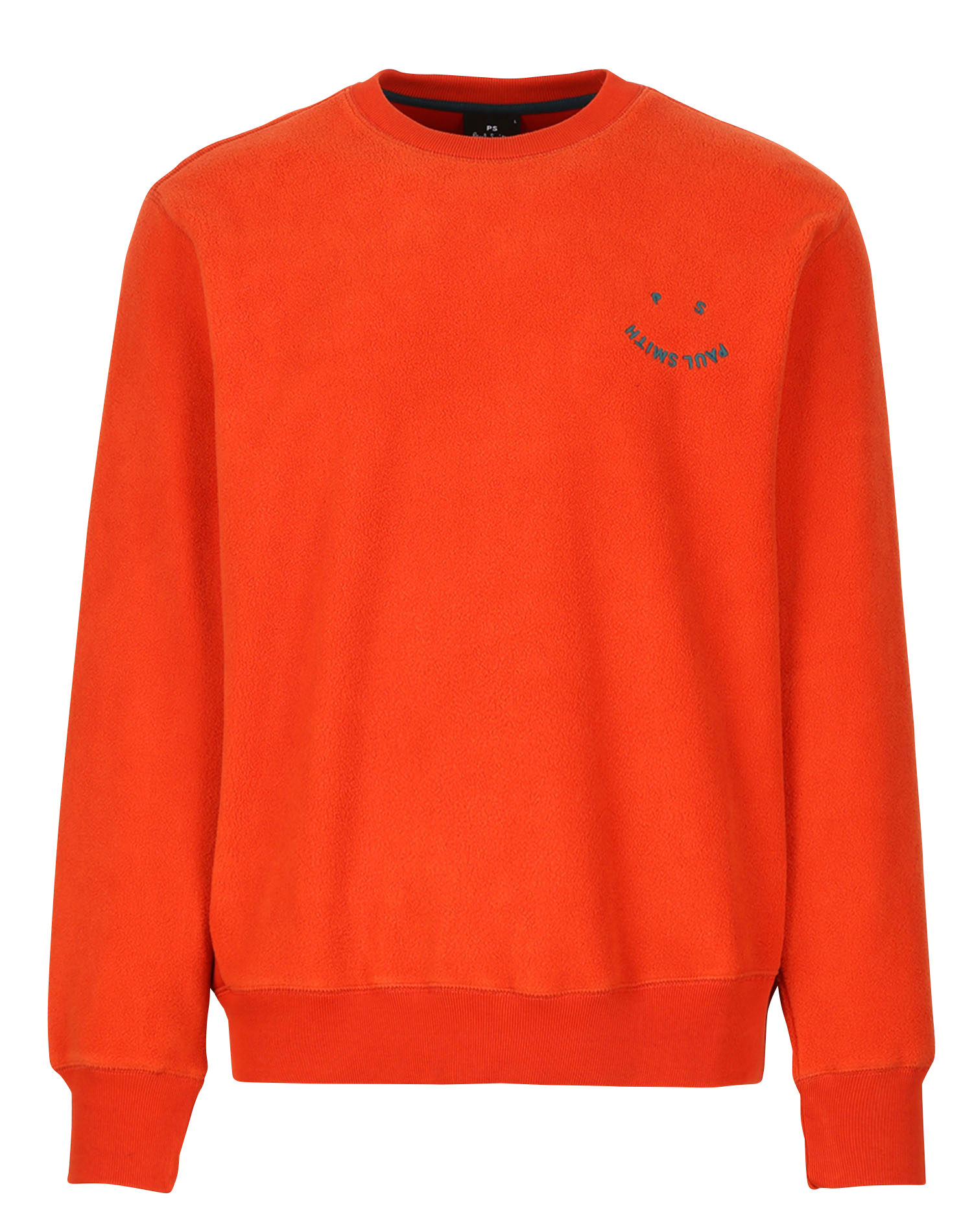 Sweat col rond à logo brodé | Rouge