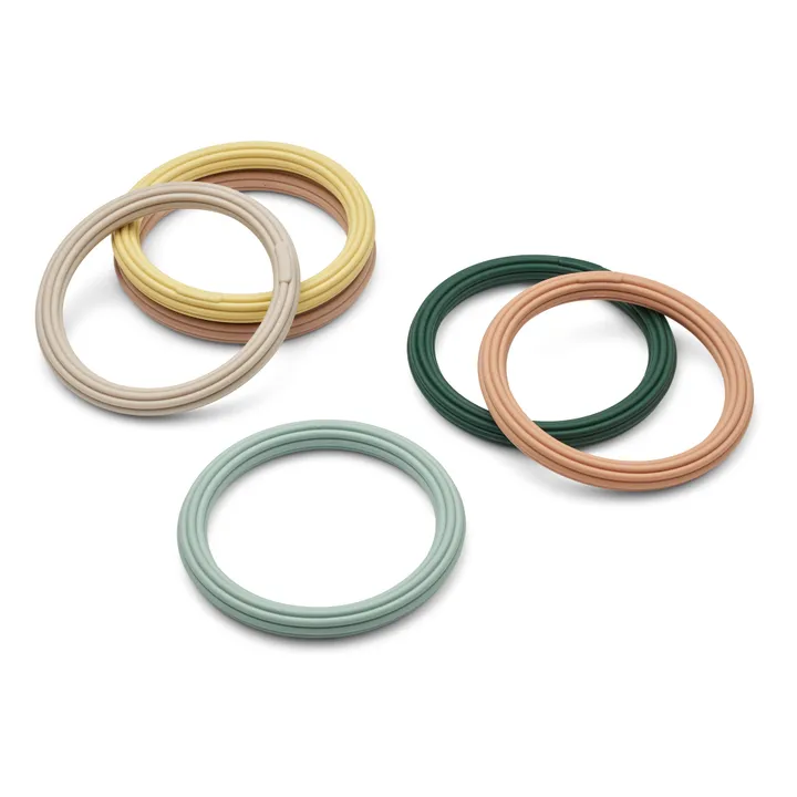Liewood Anneaux de plongée Calisto - Set de 6 | Garden green multi mix