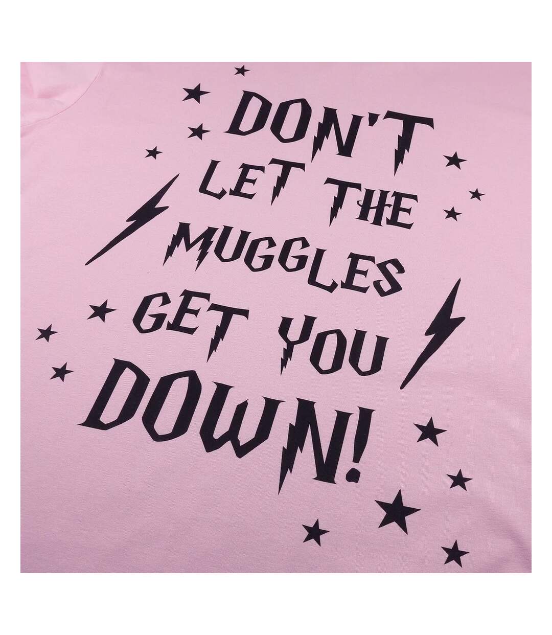 Harry Potter - Chemise de nuit DO NOT LET THE MUGGLES GET YOU DOWN - Femme (Rose clair) - UTTV1218