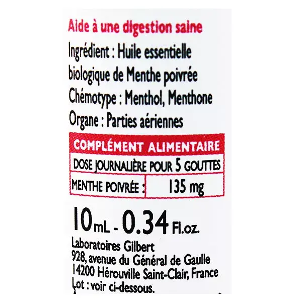 Le Comptoir Aroma Óleo Essencial de Hortelã-Pimenta 10ml