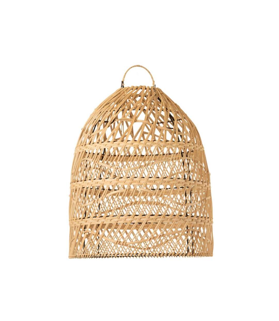Paris Prix - Abat-jour En Rotin vague 51cm Naturel