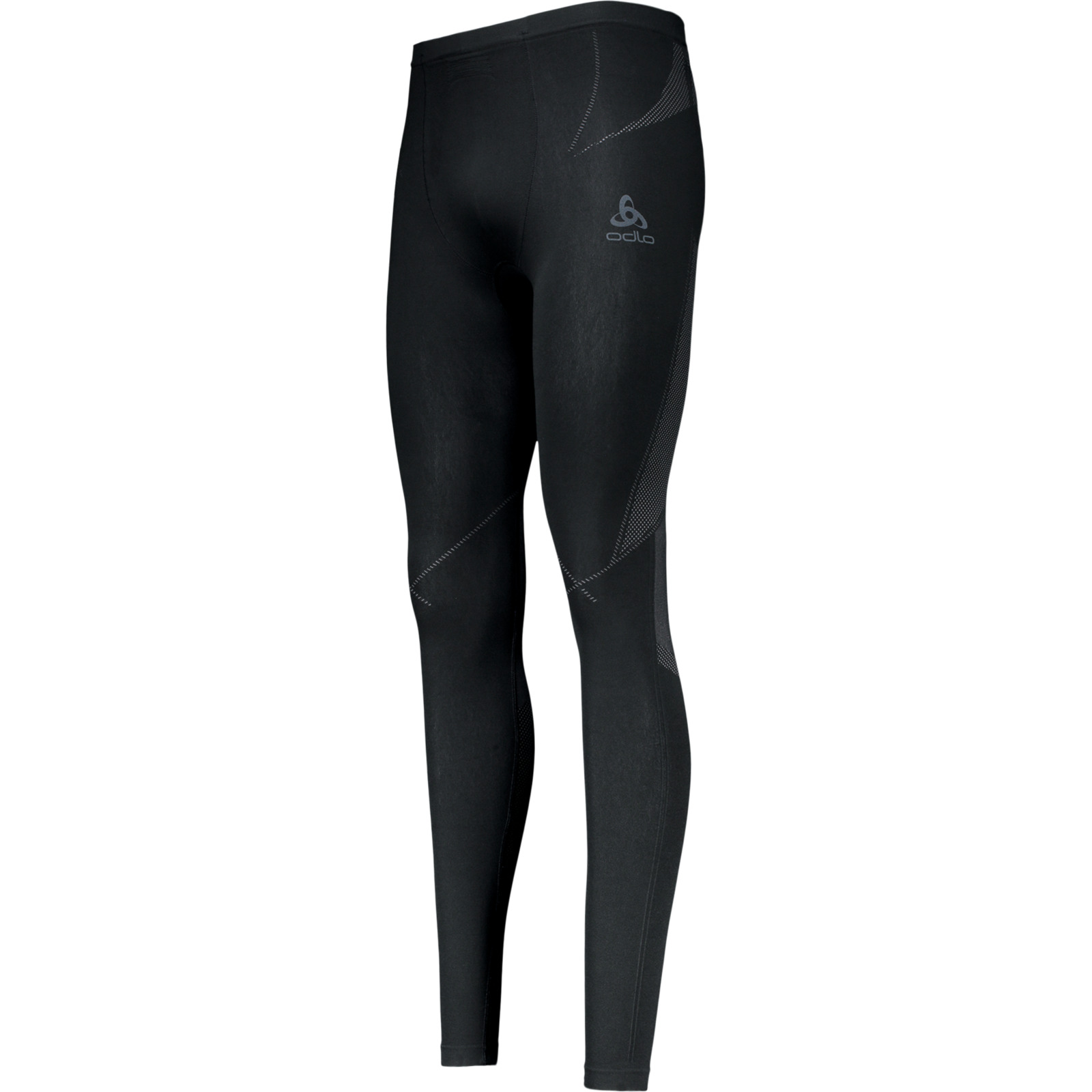 Odlo Herren-Baselayer-Tights Performance Evolution Warm L, schwarz