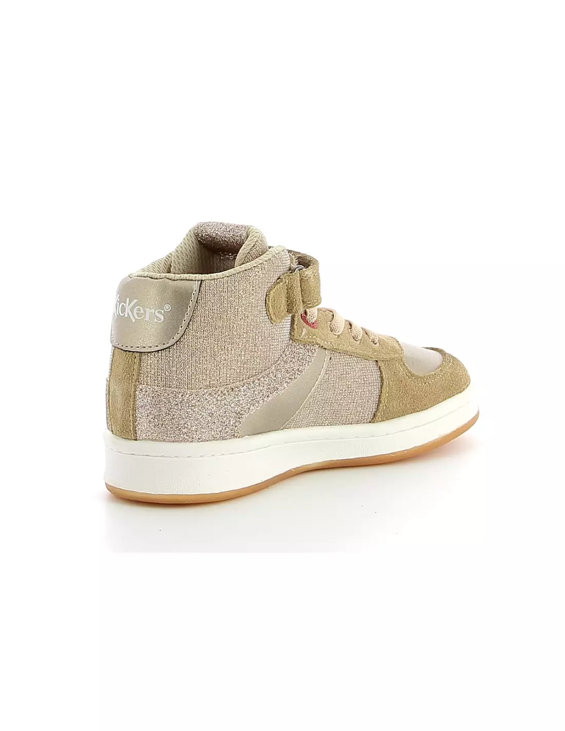 KICKERS BILBON BB MID - Baskets Beigeglitter