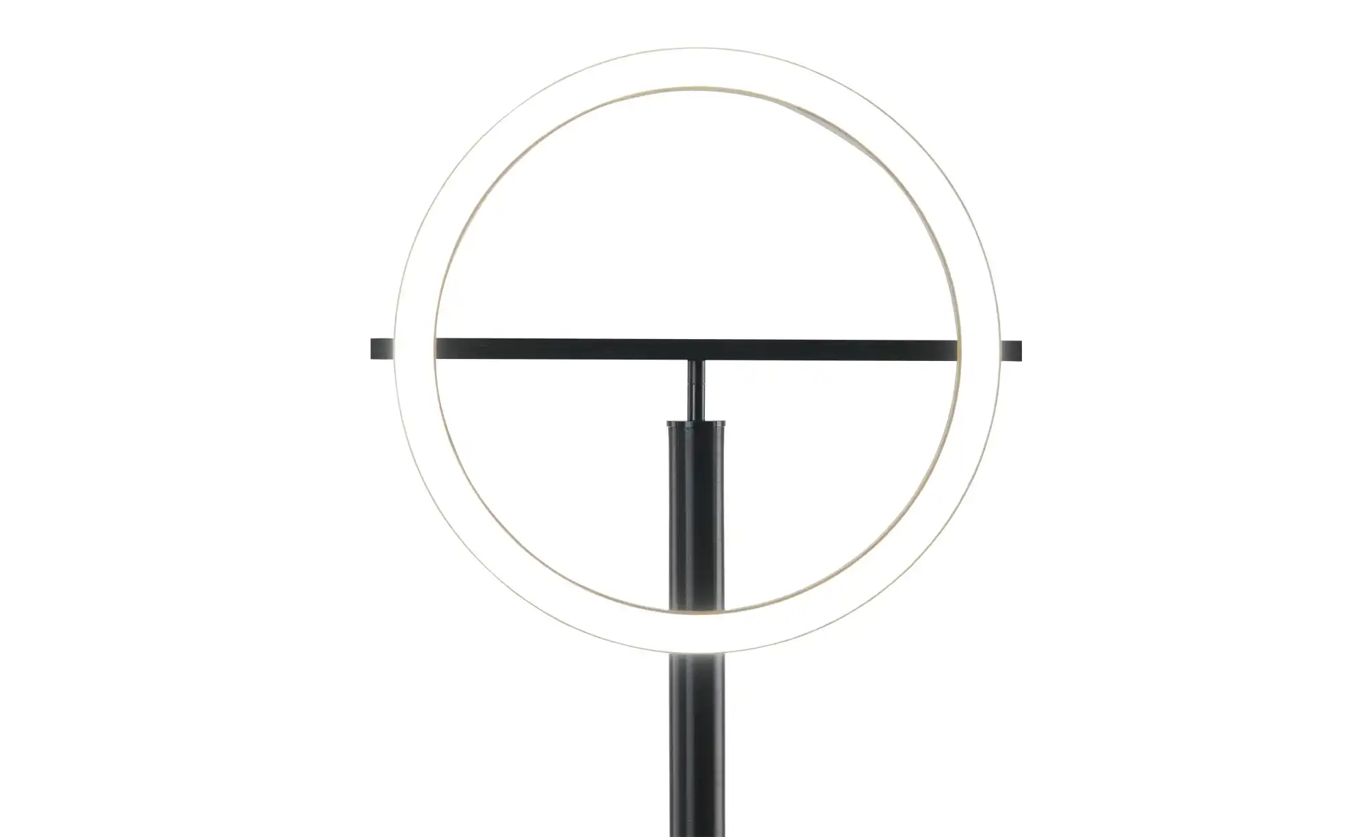 KHG LED-Deckenfluter, 2-flammig, anthrazit / Eiche