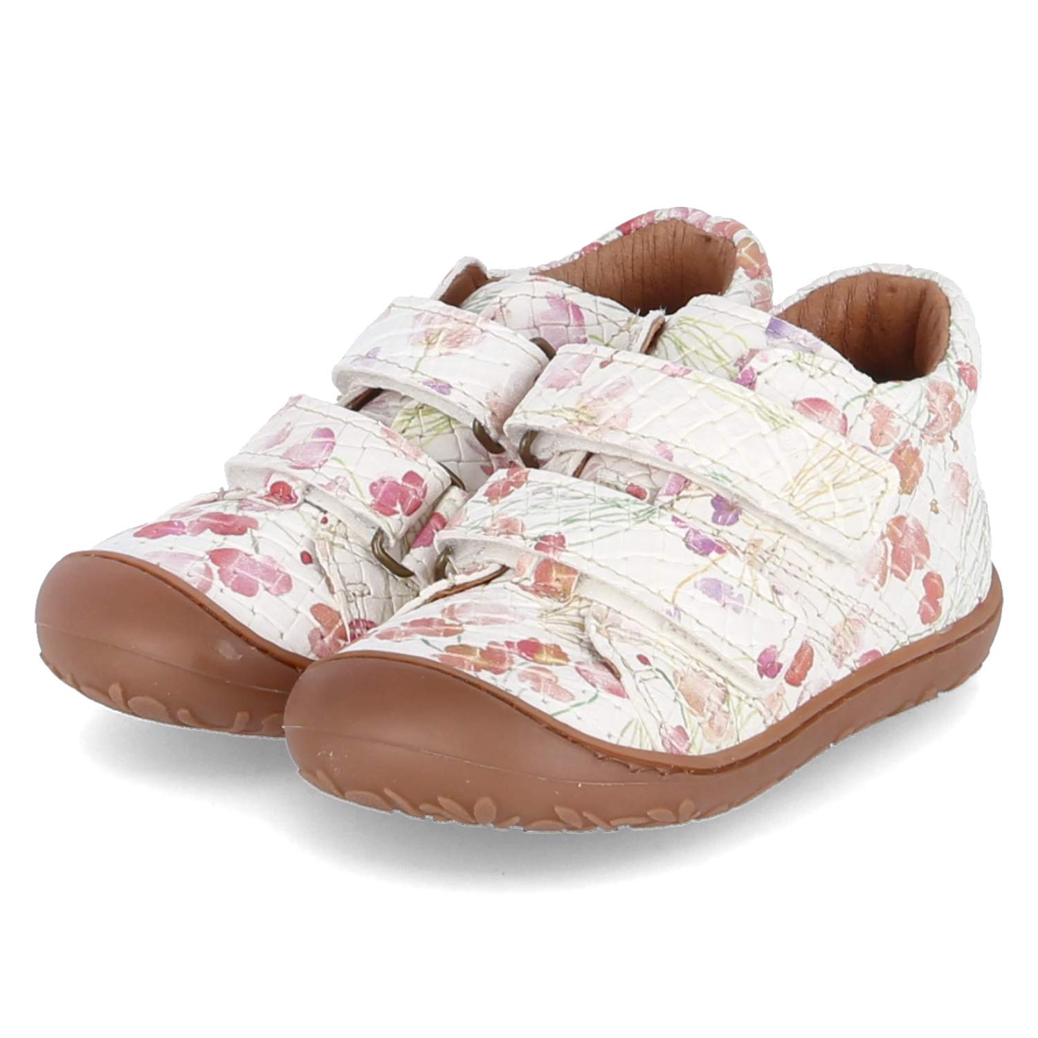 bisgaard Klettschuhe HALE V - flower print white