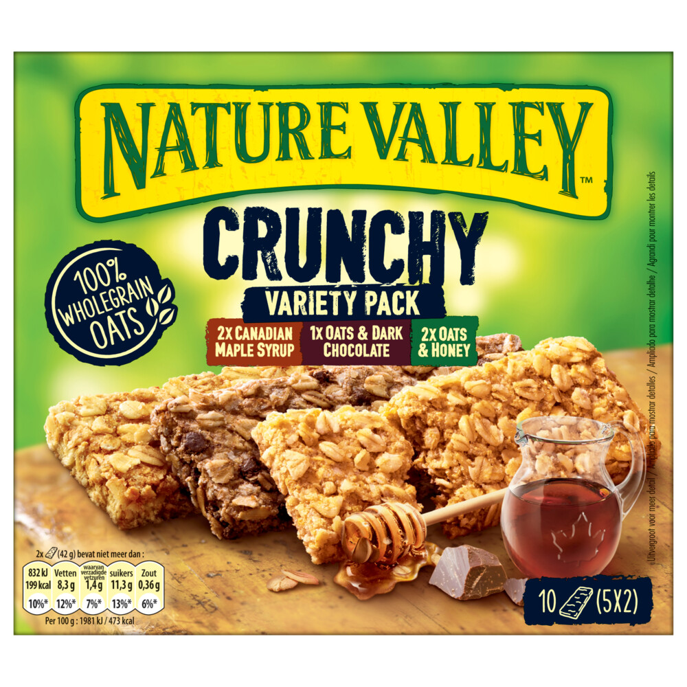 Nature Valley Crunchy Variety Pack 5-pack5x2 stuks