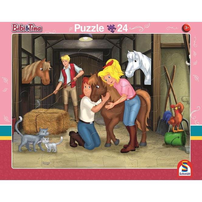 Rahmenpuzzle - Bibi & Tina - Ausritt - 2er Set