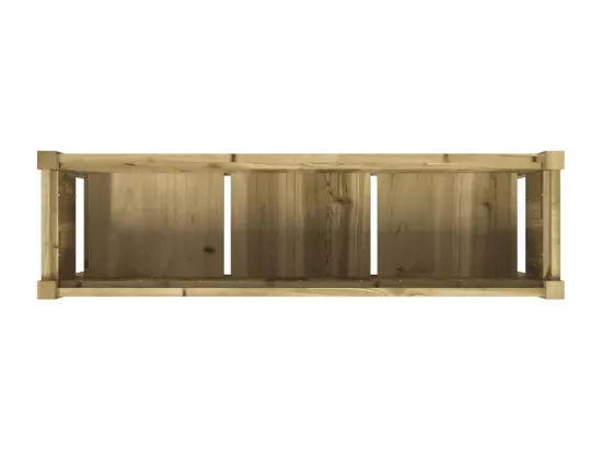 Jardinière avec pieds 110x31x70 cm bois de pin imprégné