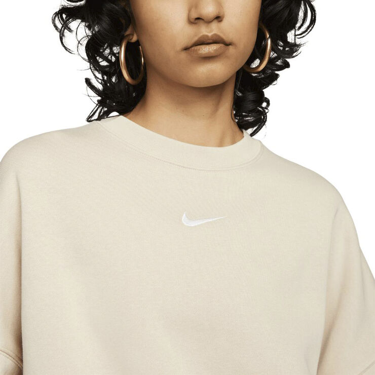 Nike sportswear collection sweatshirt Sanddrift/white