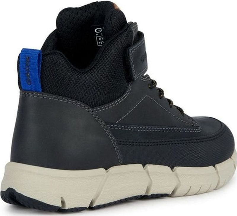 Geox - J Flexyper Boy - Sneakers - Zwart - Synthetisch - Klittenbandsluiting