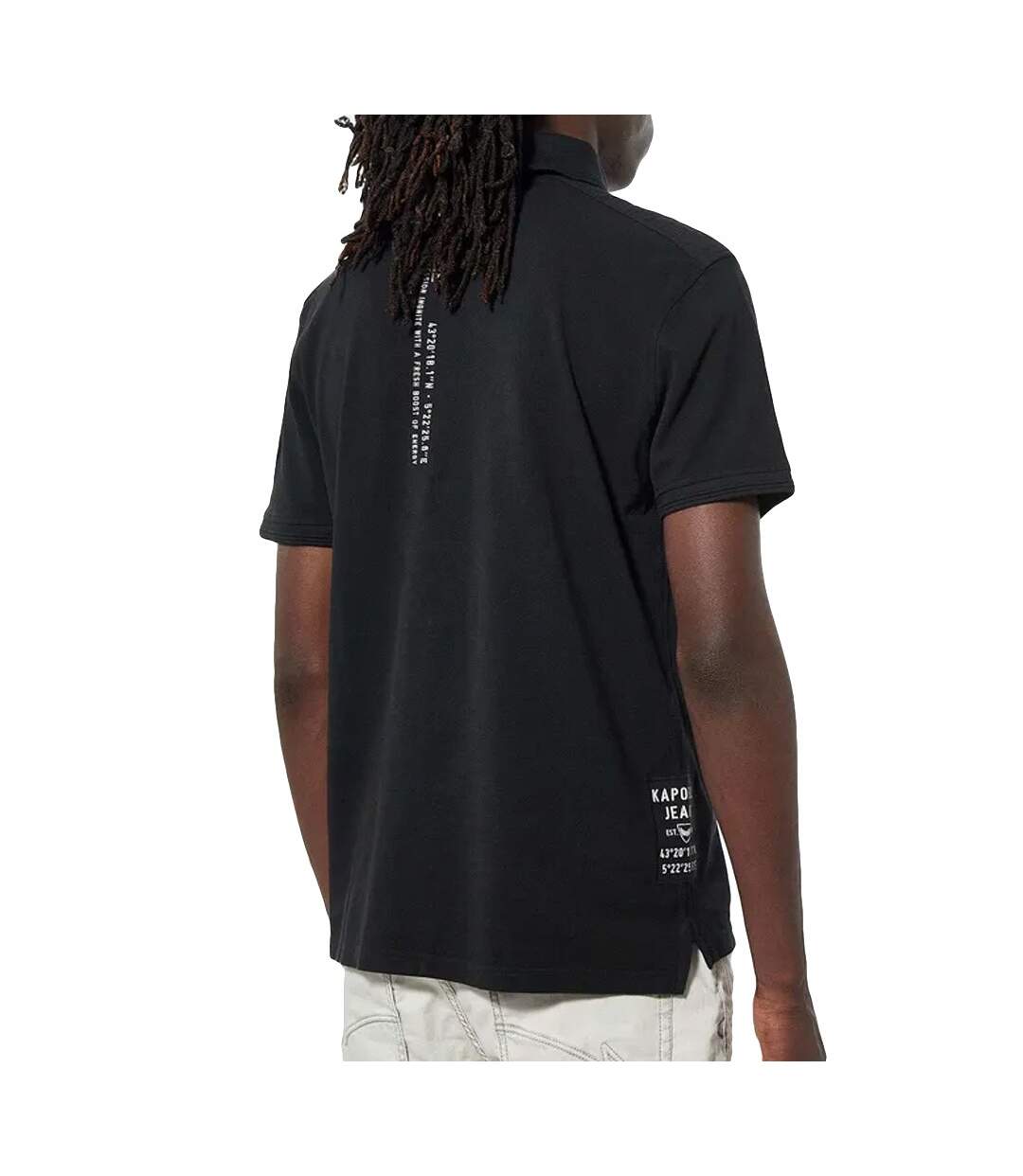 Polo Noir Homme Kaporal Maki