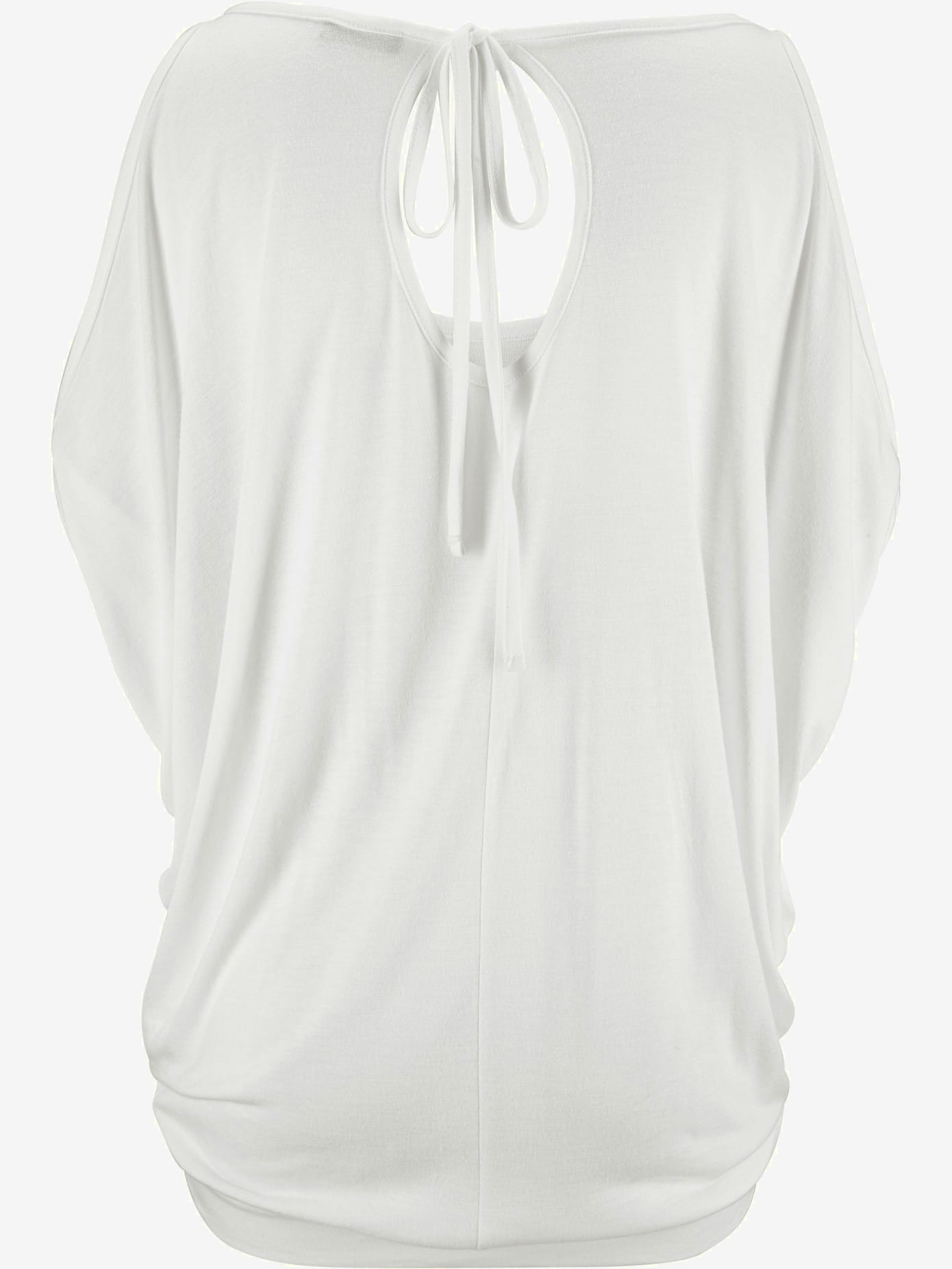 T-shirt de plage coupe affinante, fentes aux manches