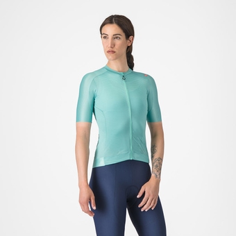 Castelli Espresso Kurzarmtrikot Pool Blue Damen