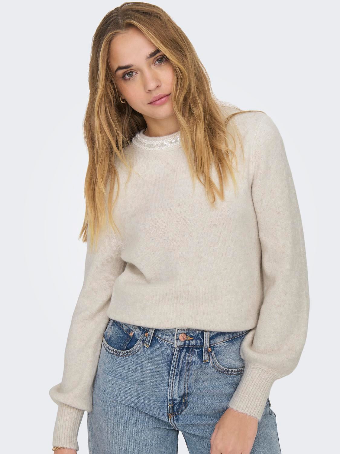 ONLAVI Strickpullover Pumice Stone