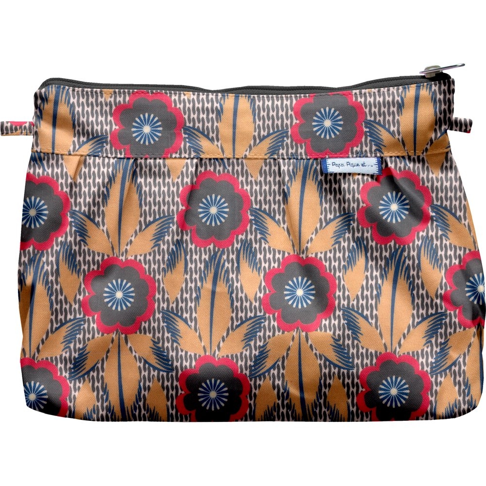 Pochette Plissée Fleurs De Savane