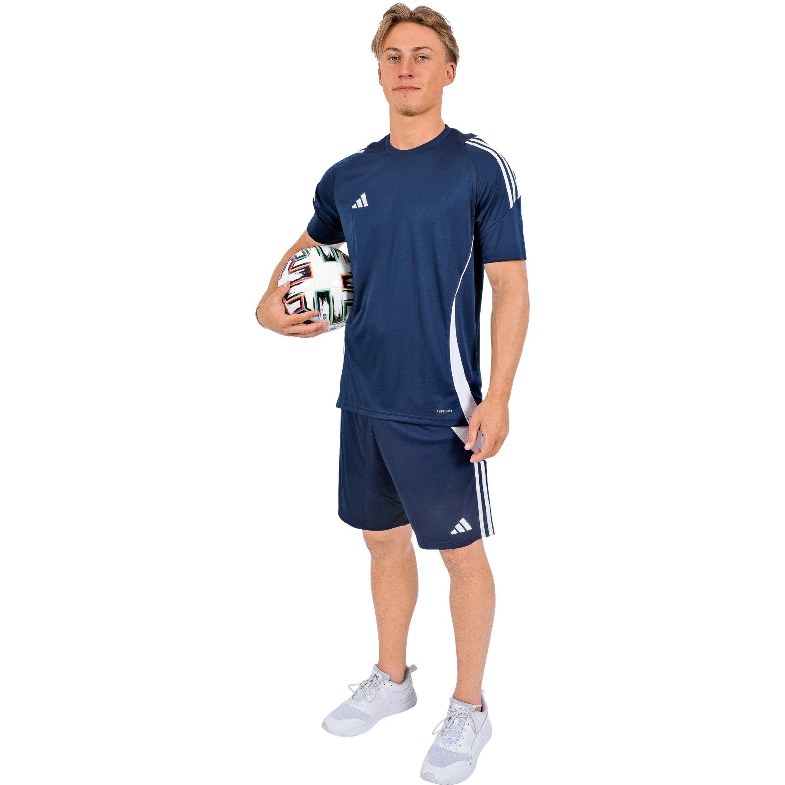 Adidas Herren-T-Shirt Tiro 24 XXL, weiss