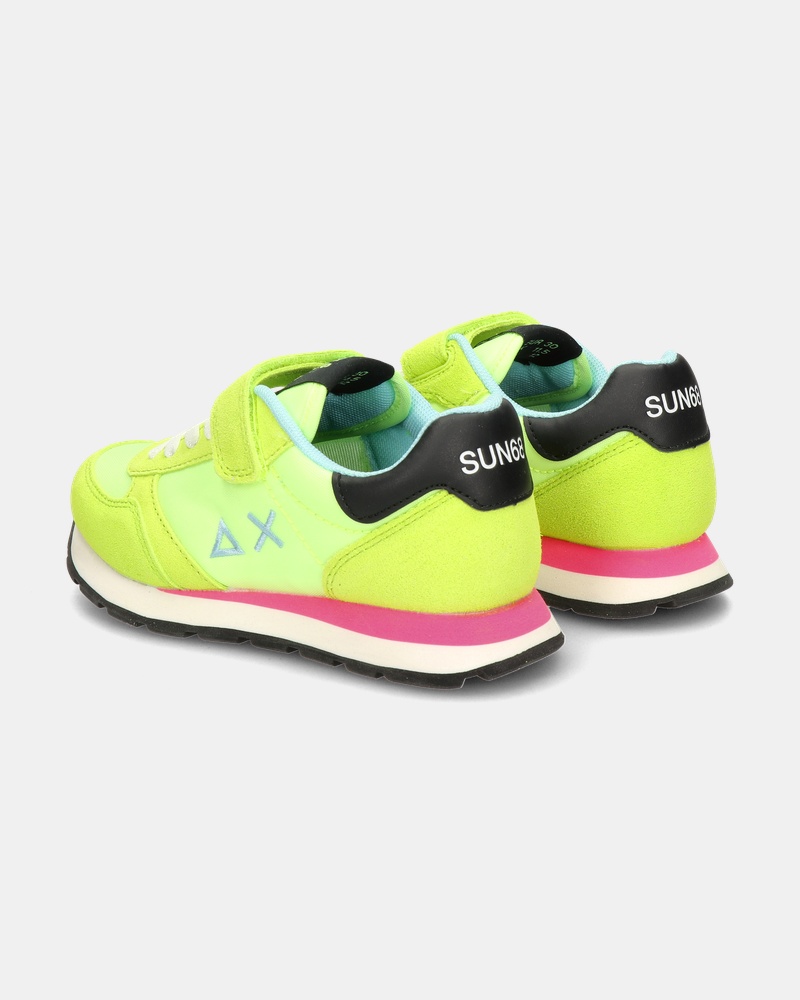 Sun 68 Girls Ally Solid Klittenbandschoenen  - geel