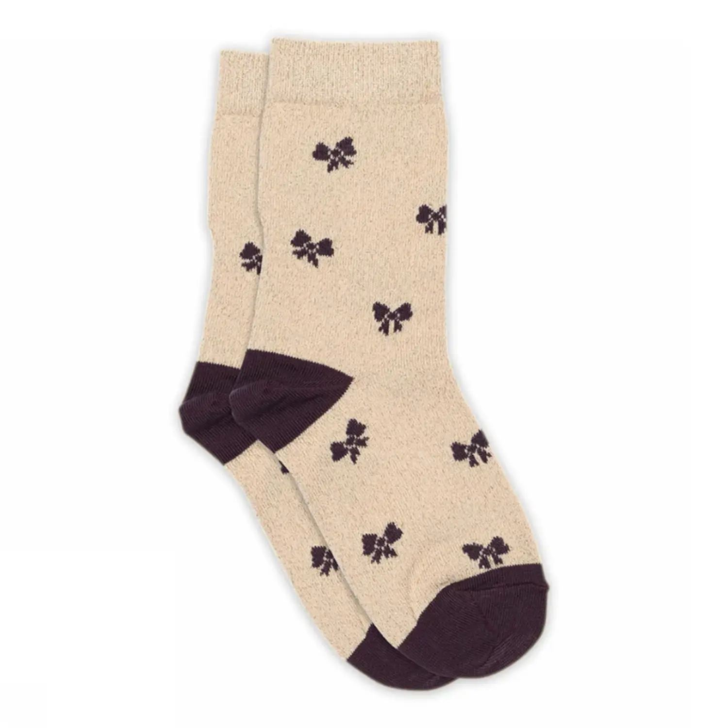 MP Denmark | Bow glitter socks | Crystal Pink