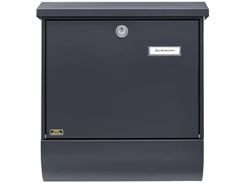 Burg Wächter 38215 SET VARIO 86720 ANT (EC) Postkasse Stål Antracit Nøglelås