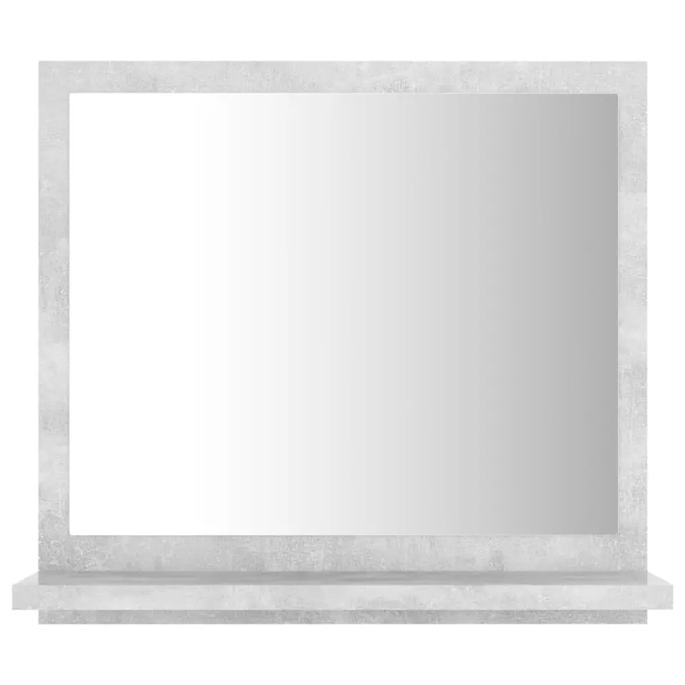 vidaXL - Spiegel - Grijs - Bewerkt hout - 40 x 10.5 x 37 cm
