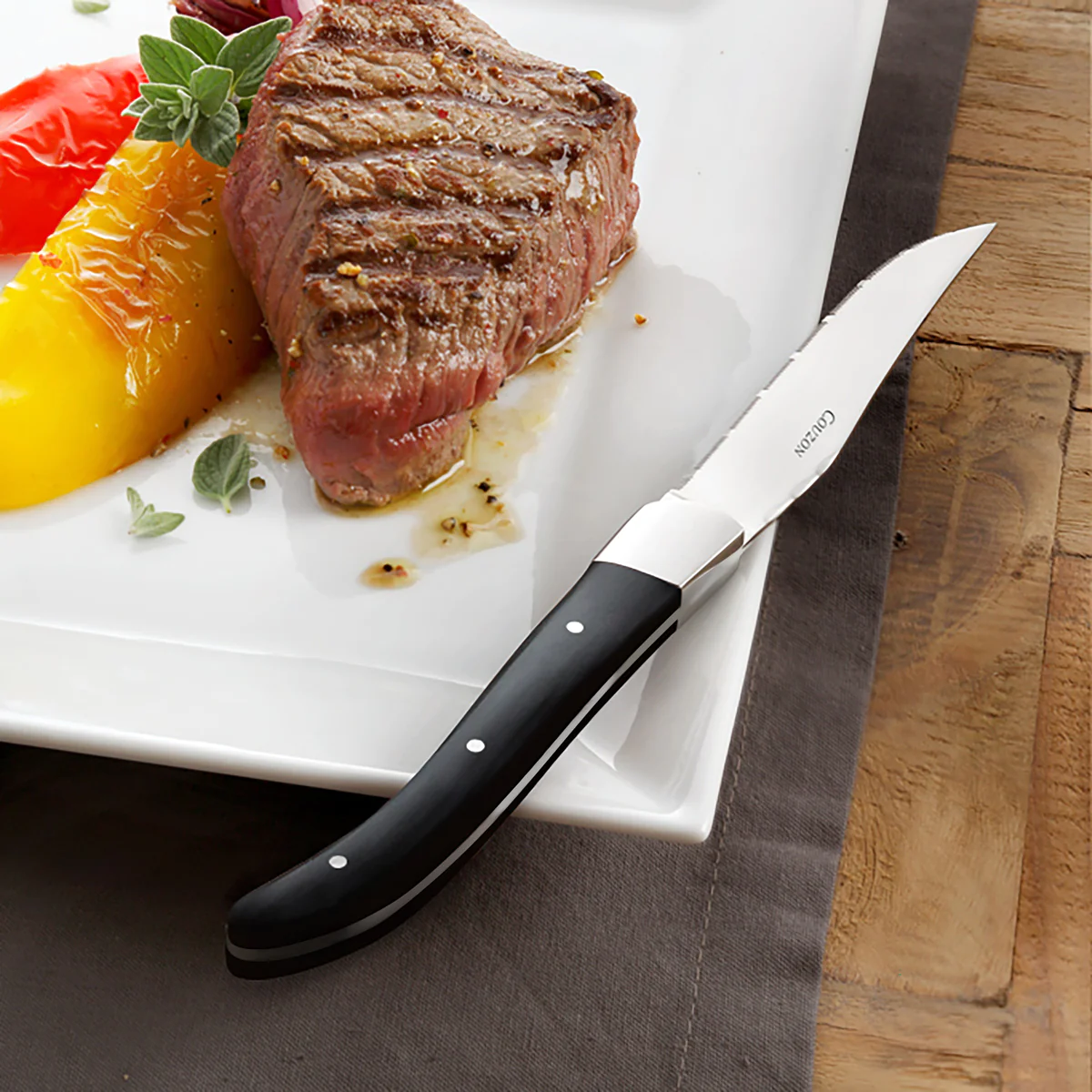 Riviera - Set 6 couteaux steak Couzon