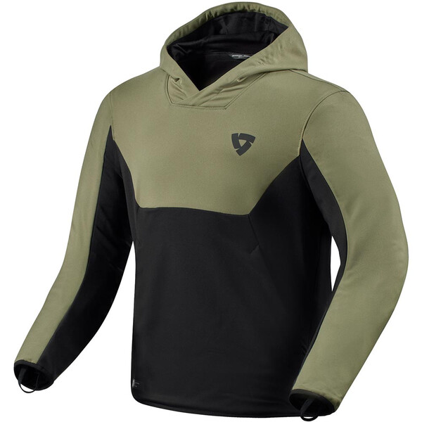 Rev'it - Sweat à capuche Andon Noir / Vert