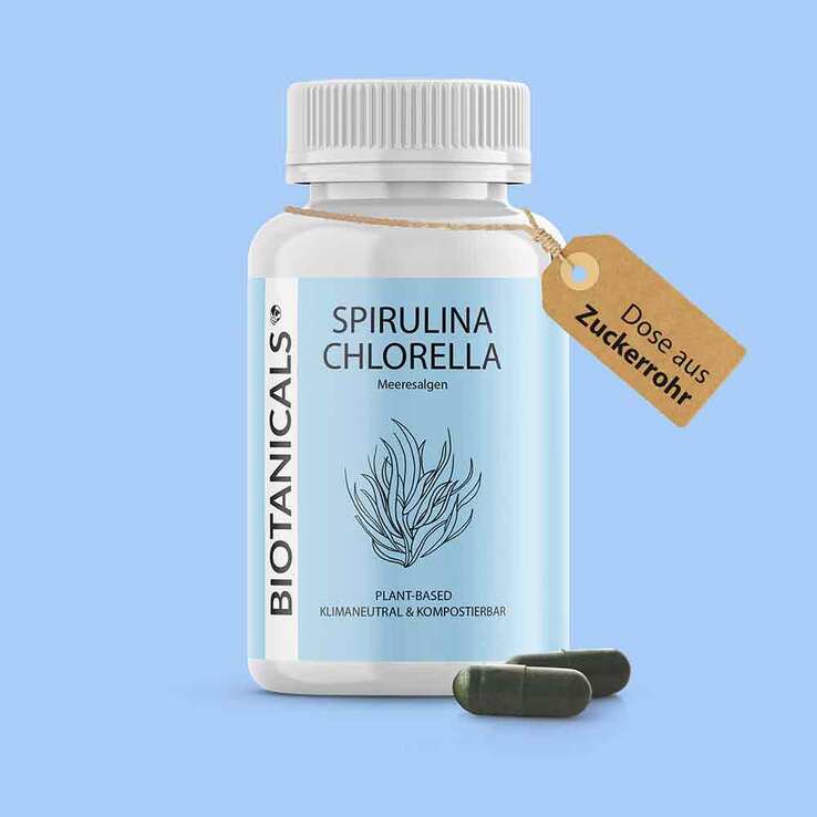 Biotanicals Spirulina Chlorella Kapseln, 120 St