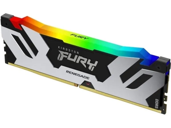 Kingston FURY Renegade RGB - DDR5 - modul - 16 GB - DIMM 288-PIN - 6400 MT/s / PC5-51200 - CL32 - 1.1 V - ikke bufferet - on-die ECC