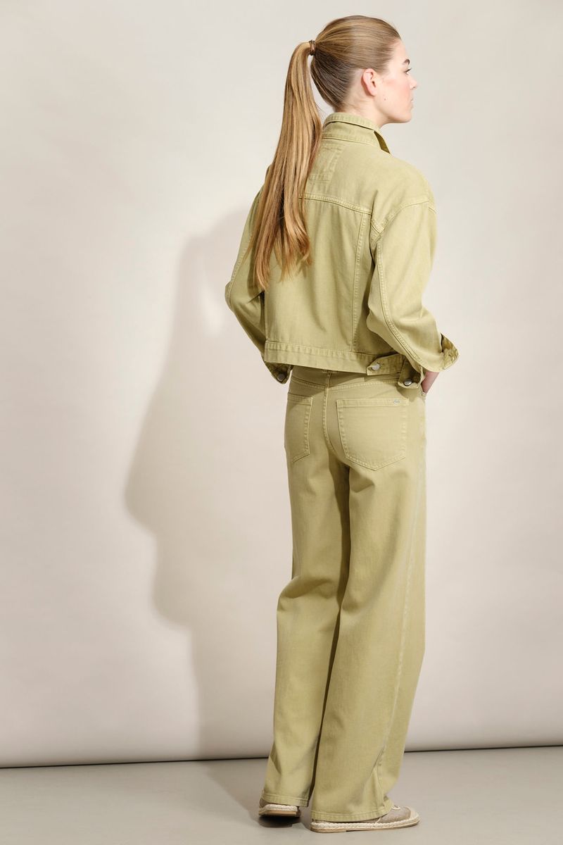 CALÇAS EM SARJA GARMENT DYE