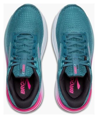 Chaussures Running Brooks Ghost Max 2 Bleu/Rose Femme