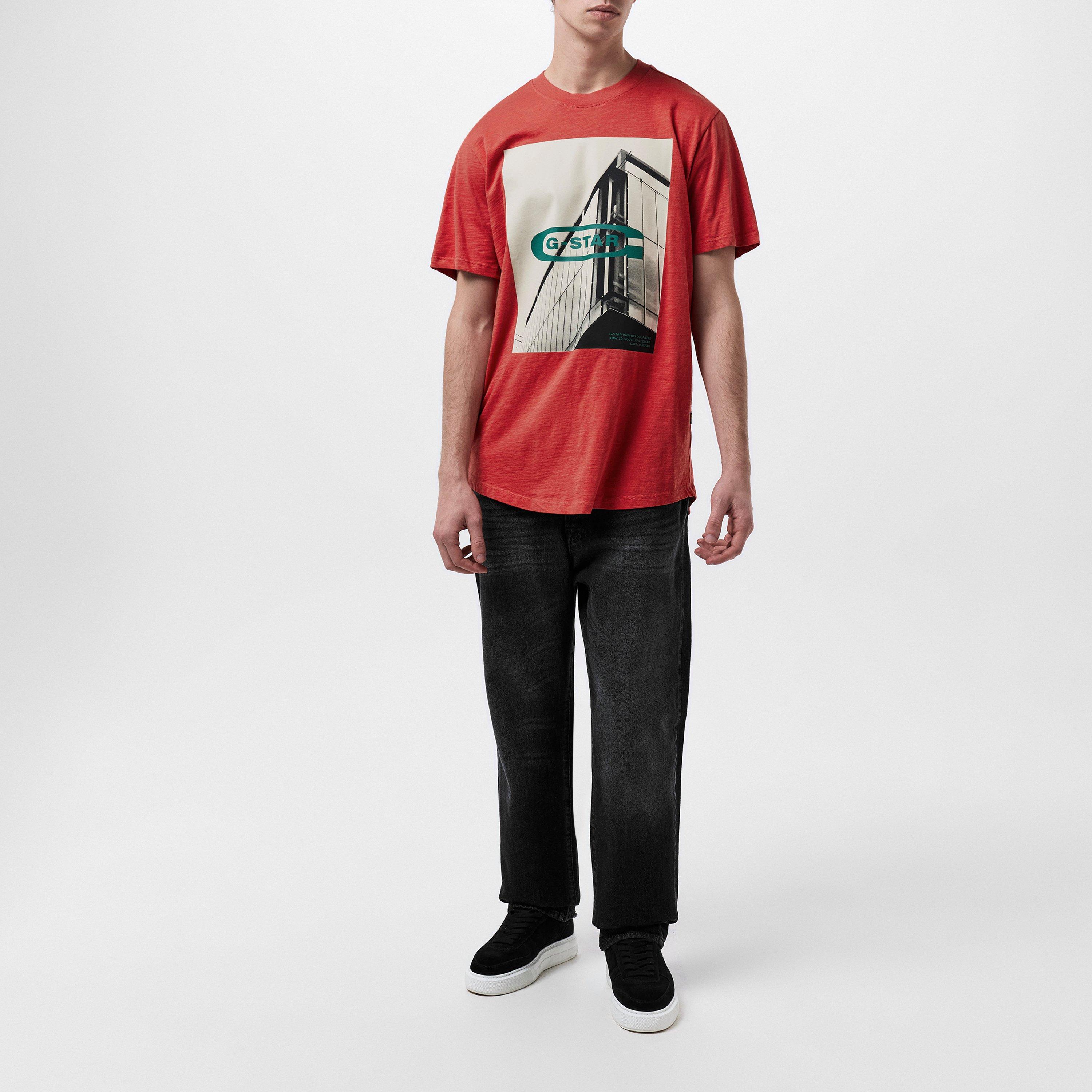 G Star HQ Old School Logo Lash T Shirt