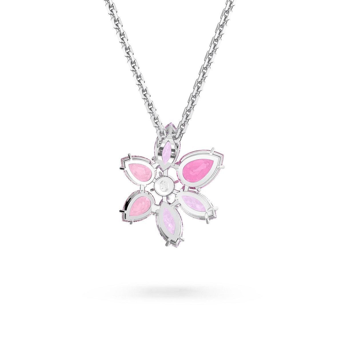 Pendentif Swarovski Gema fleur rose