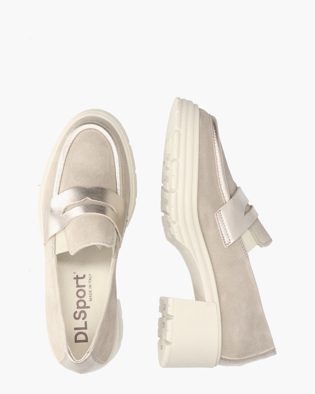 DLSport 5697 Taupe Damesloafers