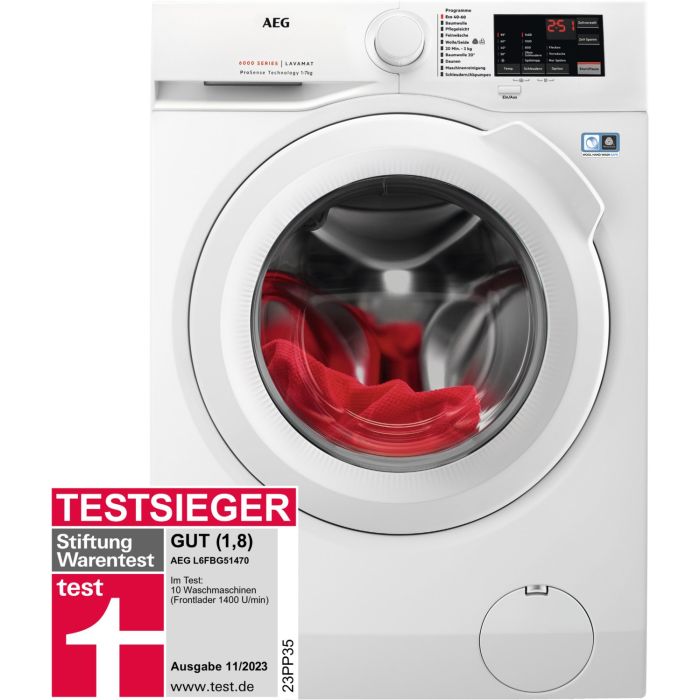 AEG Waschmaschine Serie 6000 PROSENSE® L6FBG51470