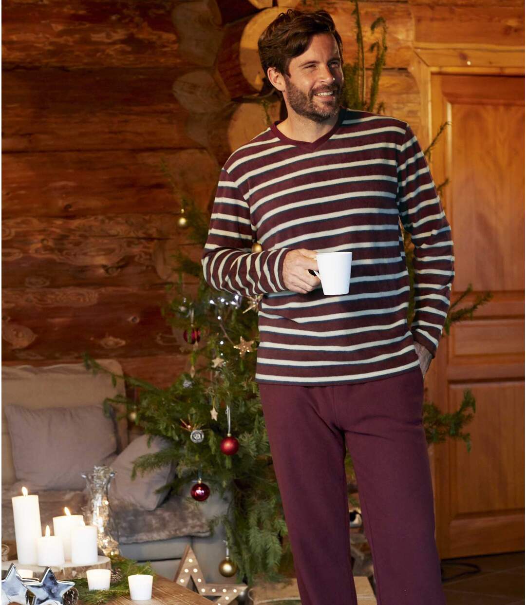 Pyjama Micropolaire Rayé