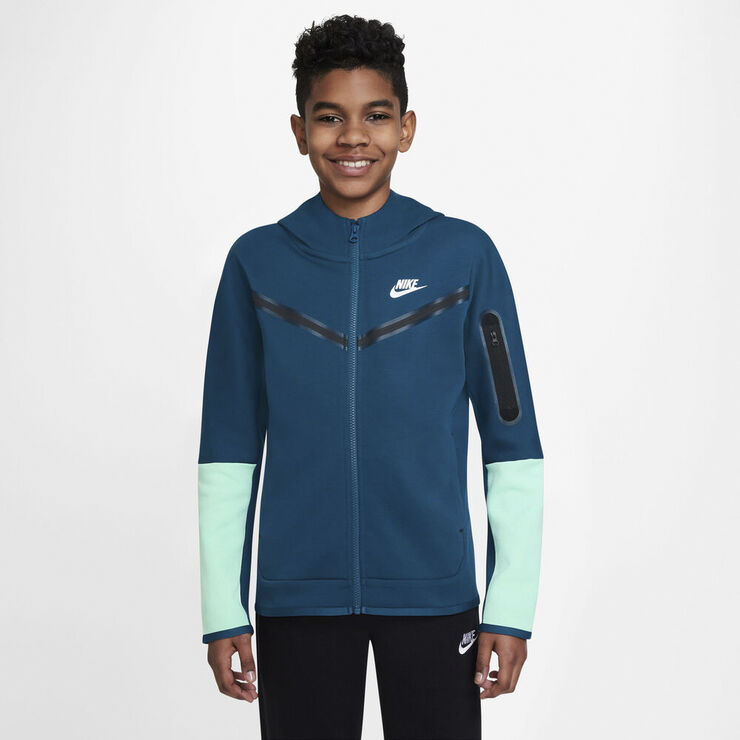 Nike Sportswear Tech Fleece Haettetroje Blå