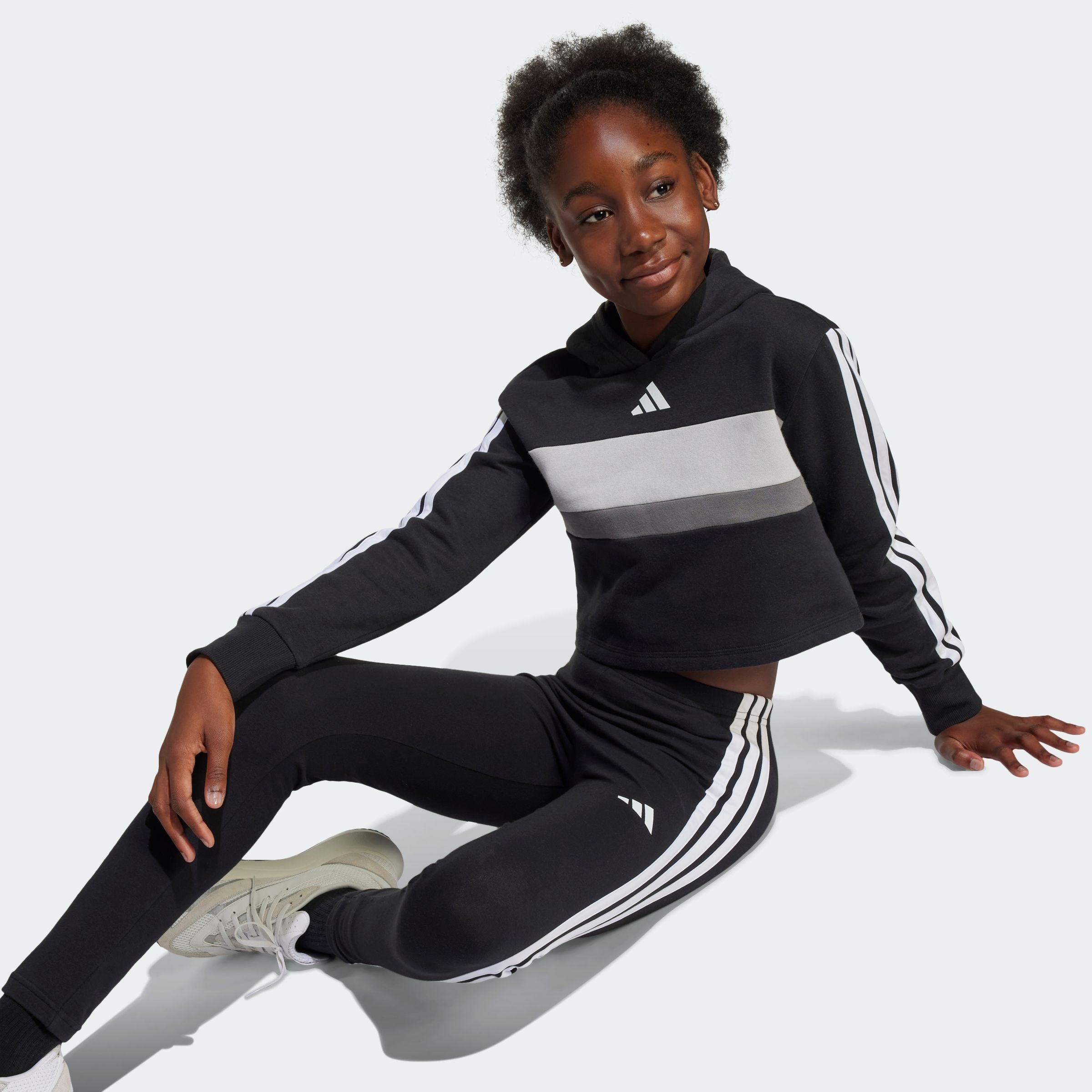 adidas Sportswear Trainingsanzug »JG 3S TIB FL ST« 2 Stk. tlg.