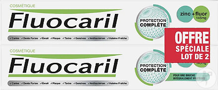 Fluocaril Protection Complète Dentifrice Tubes 2x75ml