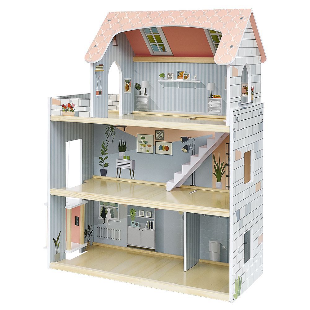 Maison poupée en bois
